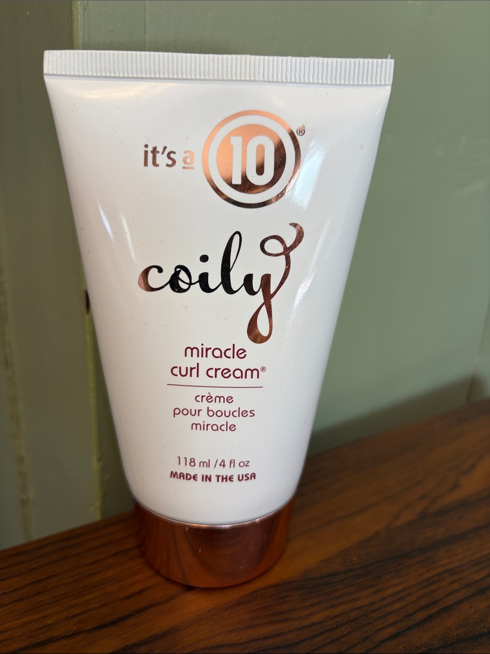It’s a 10- Coily Miracle Curl Cream